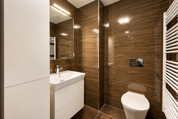 Luxusní Moderní Koupelna V Hnědých Tónech